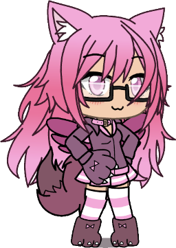 june's character, proudly standing